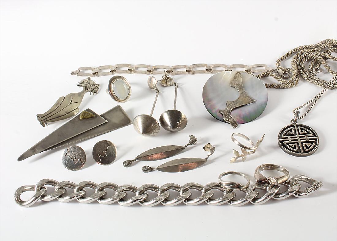 Lot "VINTAGE" Silberschmuck: Silber vorwiegend 925/000, (1 of 1)