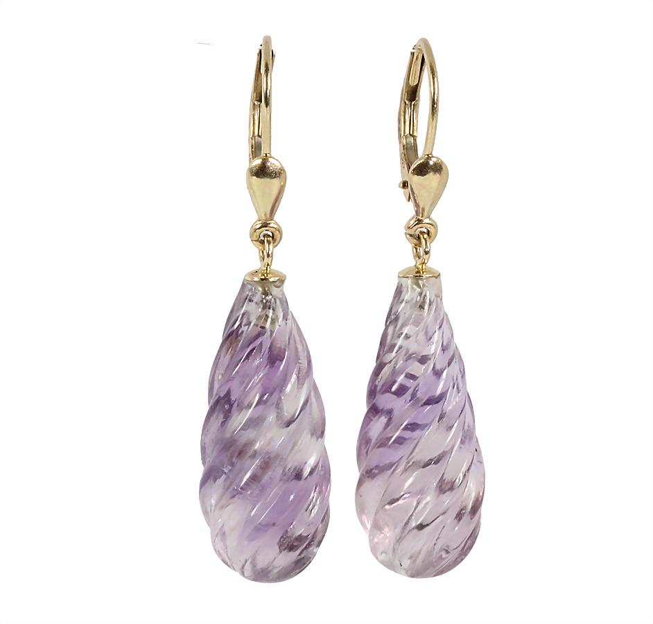 1 Paar Ohrhänger (mit Klappbügel), GG 585/000, 2 (1 of 1)