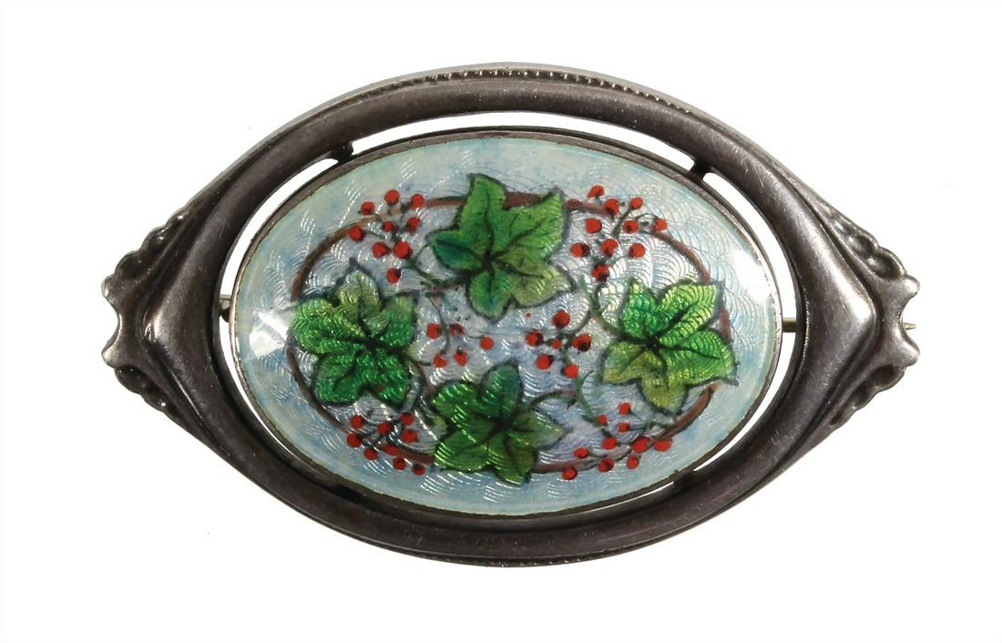 Brosche, "JUGENDSTIL" um 1905, Silber 935/000 (Signatur (1 of 1)