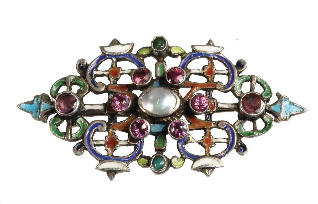 Brosche, "NEO-RENAISSANCE" um 1880, deutsch (Pforzheim (1 of 1)