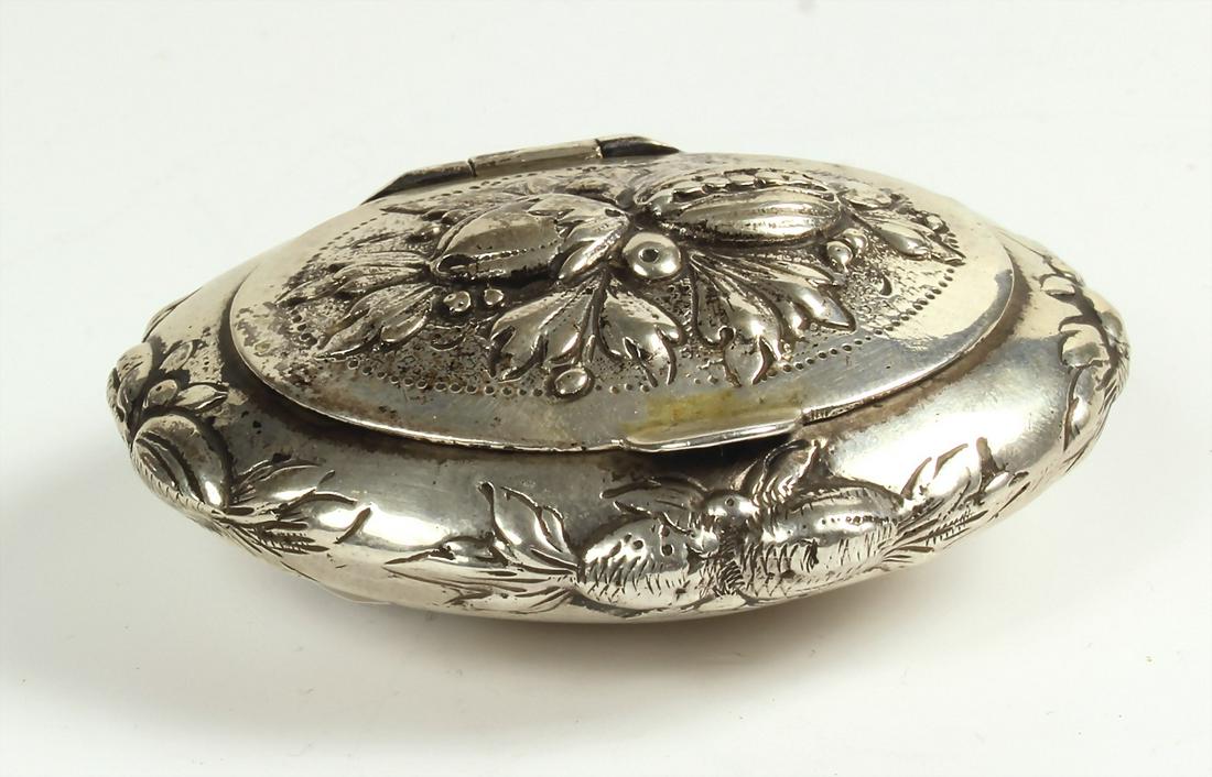 Pillendose, deutsch, Ende 19.Jhd., Silber 800/000, auf (1 of 2)