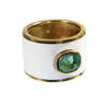 ring, yellow gold 585/000, 1 emerald c. 7 x 5.7 mm