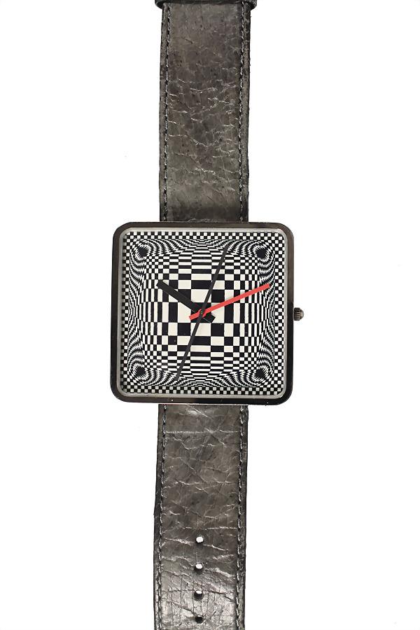 artist clock, "VICTOR VASARELY", "INTERLOOK", square (1 of 1)