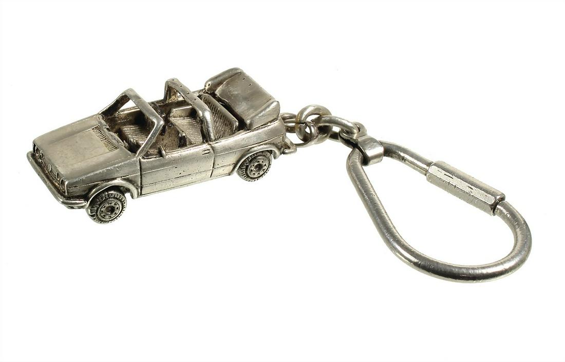 key pendant, silver 925/000, "VW GOLF CABRIOLET", (1 of 3)