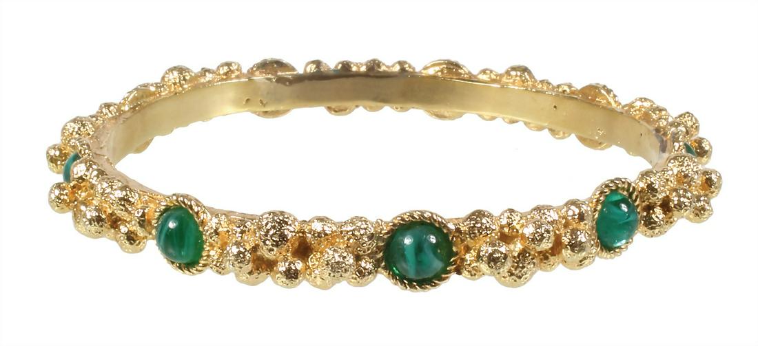 bracelet, CHRISTIAN DIOR, gold plated metal , signed Chr.Dior 1967 (produced by the company  (1 of 1)
