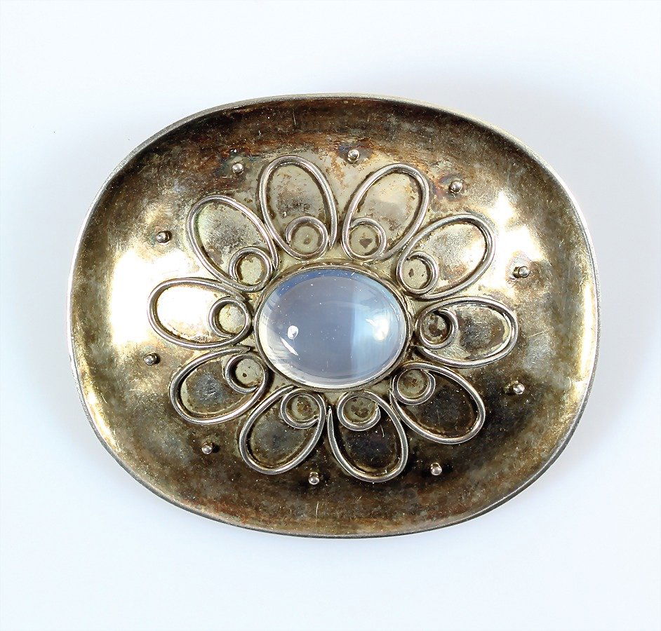 Brosche um 1930, Silber 925/000, filigrane Drähte (1 of 1)