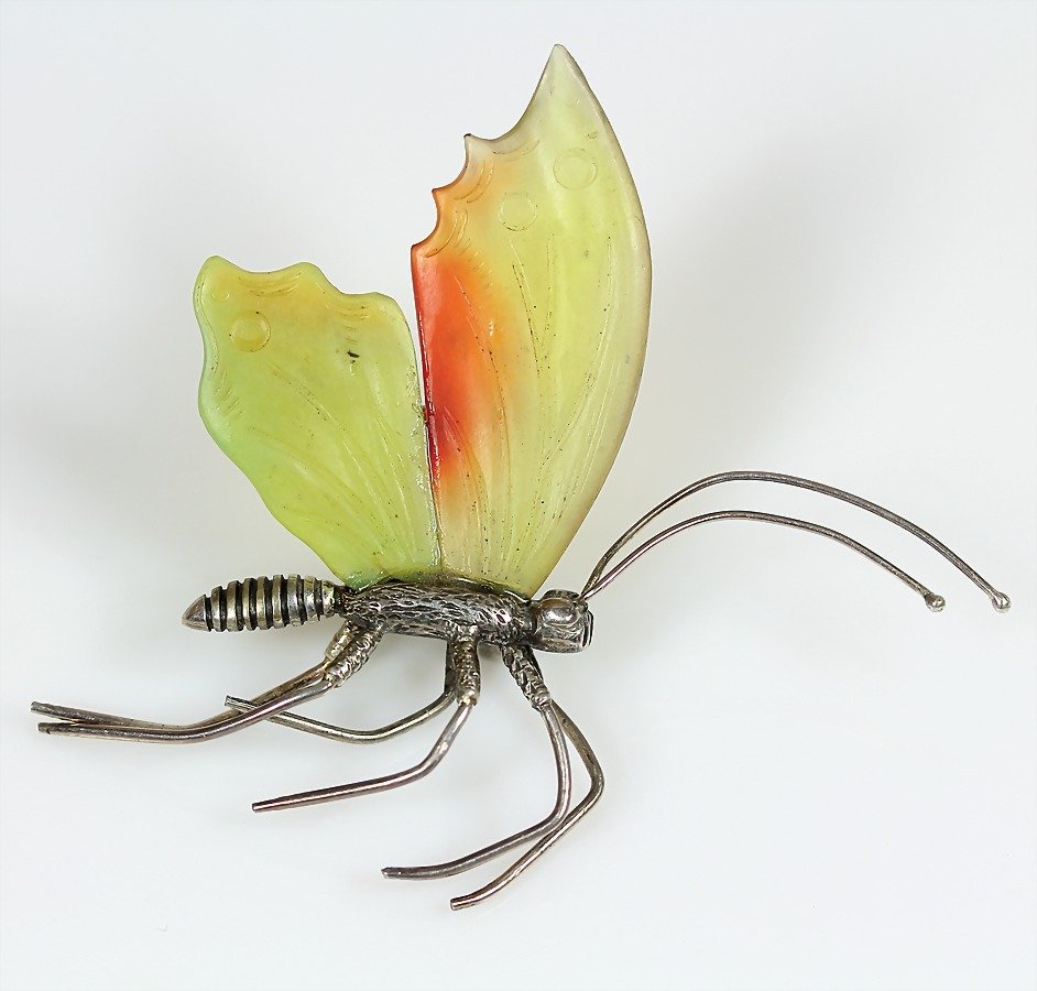 Brosche "SCHMETTERLING" IDAR OBERSTEIN 1.Hälfte (1 of 1)