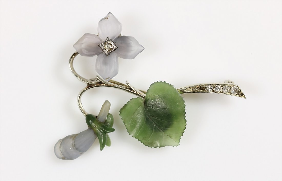 Brosche "BLUMENSTRAUSS" 1970er Jahre, WG (1 of 1)