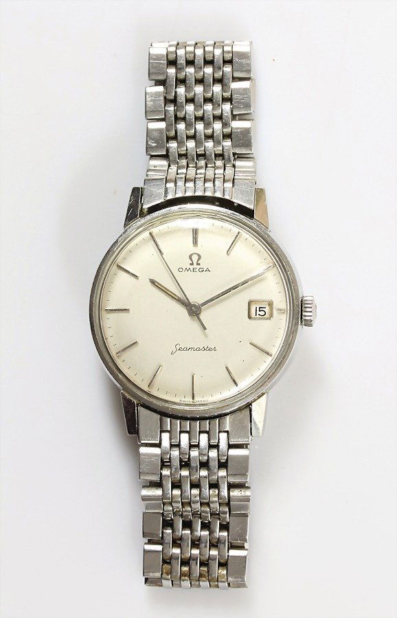 Herrenarmbanduhr 60/70 Jahre, OMEGA Seamaster, (1 of 1)