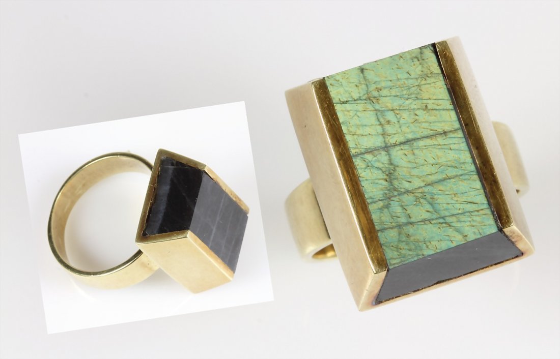 Ring "ARCHITEKTUR", GG 750/000, Spektrolit (1 of 1)