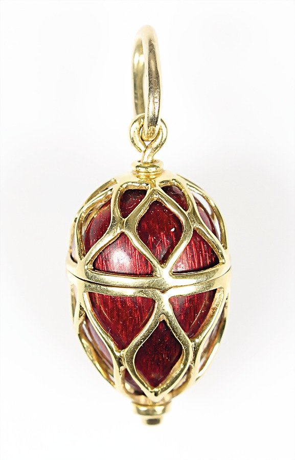 Anhänger ,"FABERGE-EI", GG 750/000, (1 of 1)