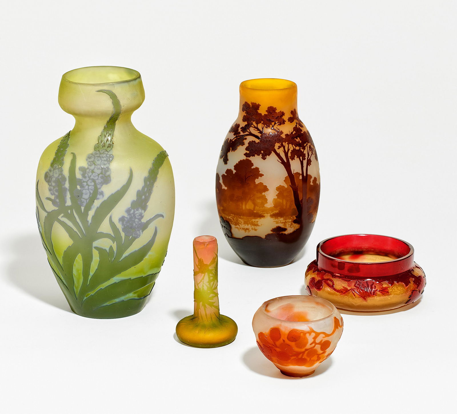 Five glass vases (1 of 5)