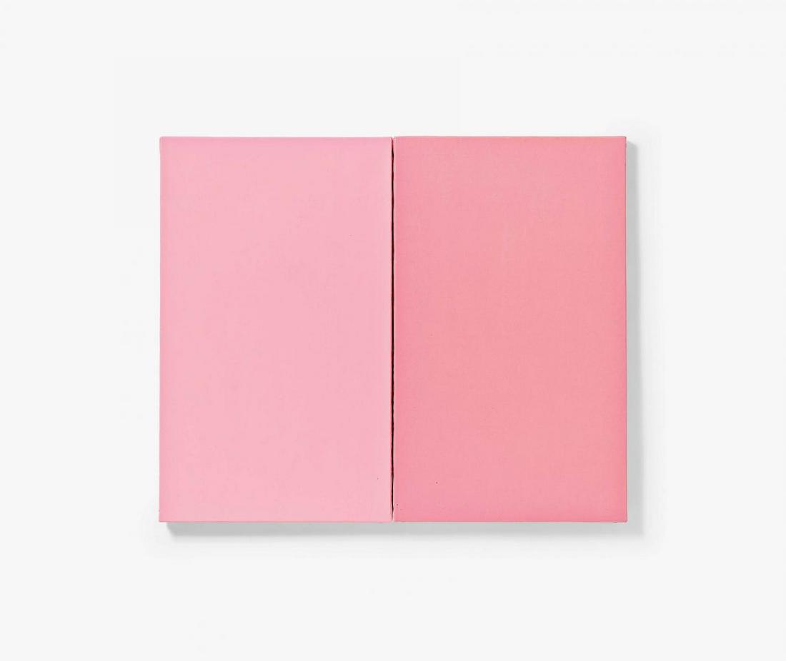 Bertrand Lavier | Eglantine by Tollens et Valentine: LAVIER, BERTRAND1949 Châtillon-sur-SeineTitle: Eglantine by Tollens et Valentine. Subtitle: Diptych. Date: 1992. Technique: Each mixed media (Eglantine by Tollens et Valentin