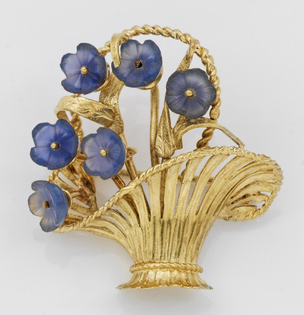 Feine Veilchenbrosche (1 of 1)