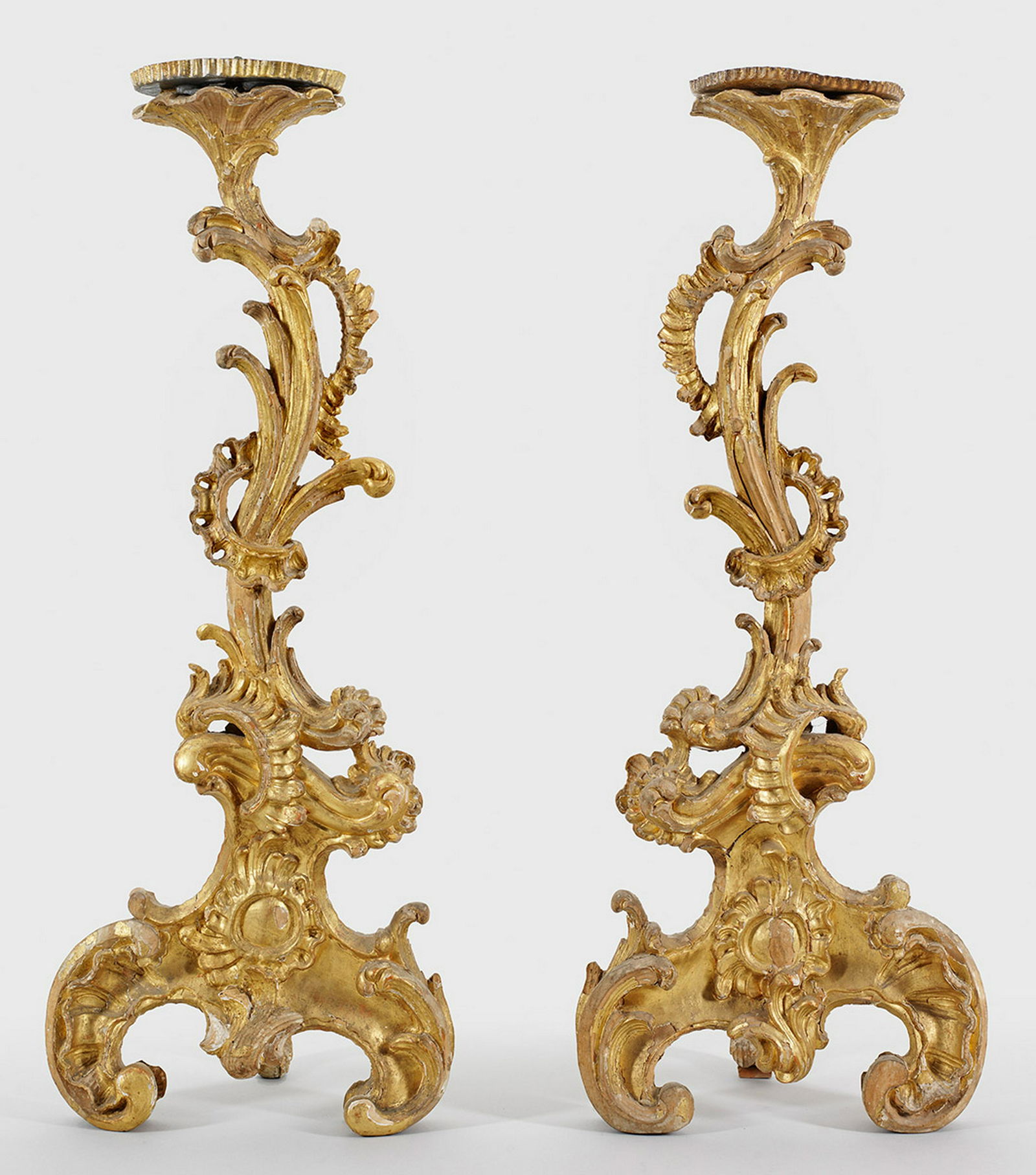 Paar große Rokoko-Leuchter (1 of 1)