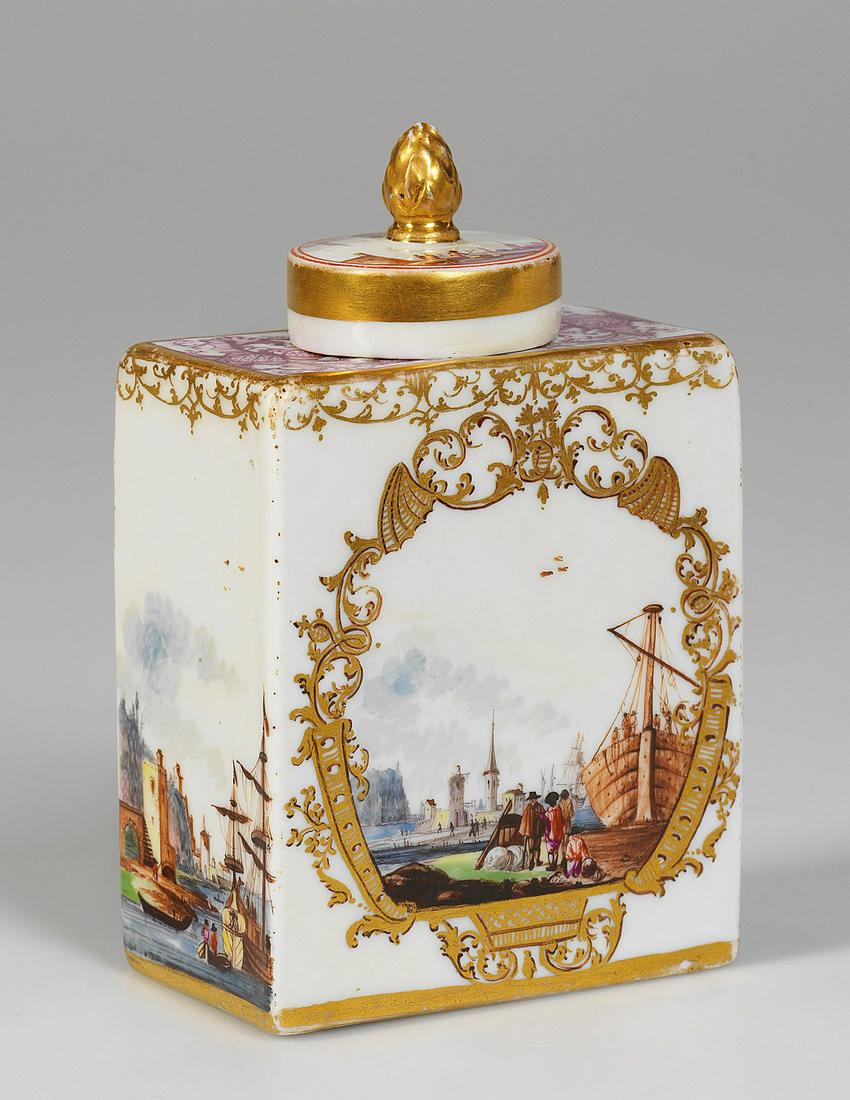 Teedose mit Kauffahrteiszenen (1 of 1)