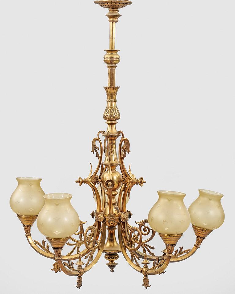 Große Belle Epoque Deckenlampe (1 of 1)