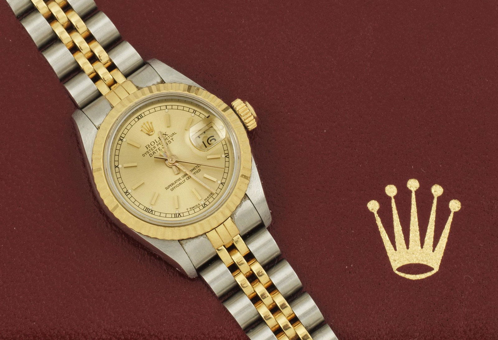 Damenarmbanduhr "Lady Date Oyster Perpetual" von Rolex (1 of 1)