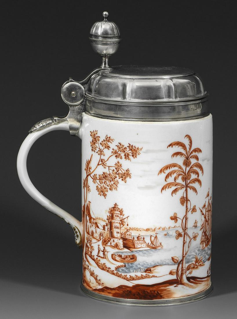 Außergewöhnlicher Deckelhumpen mit (1 of 2)