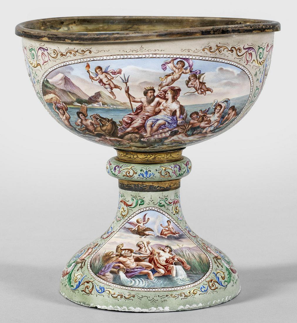 Aufsatzschale mit Emailmalerei (1 of 1)