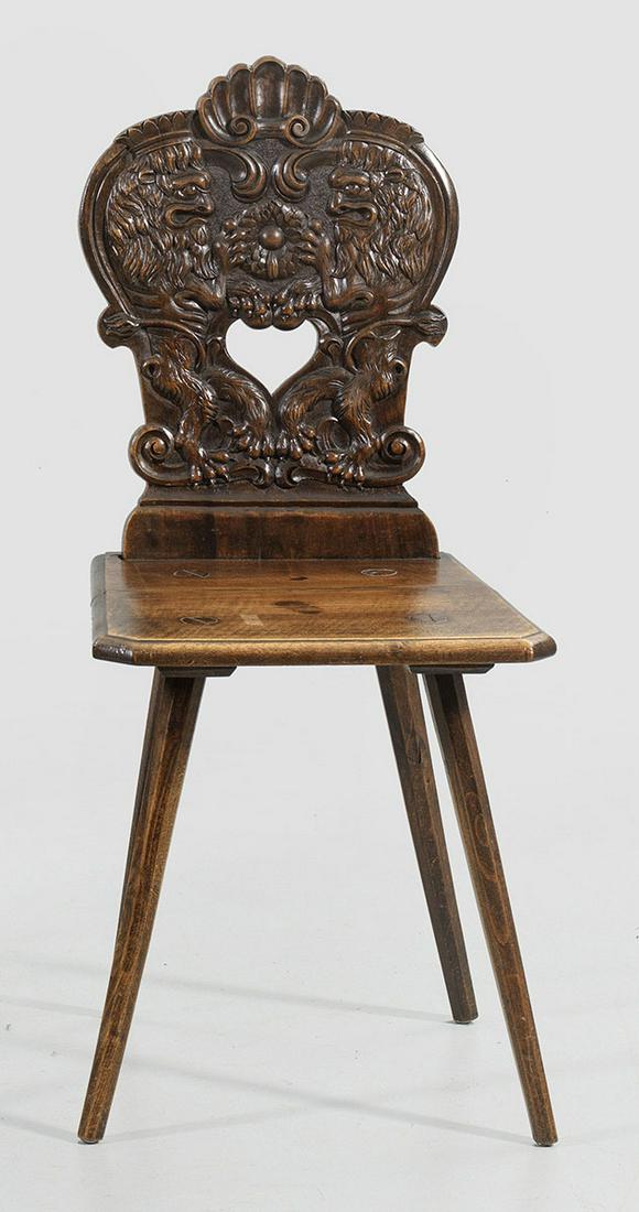 Spätbarocker Brettstuhl (1 of 1)