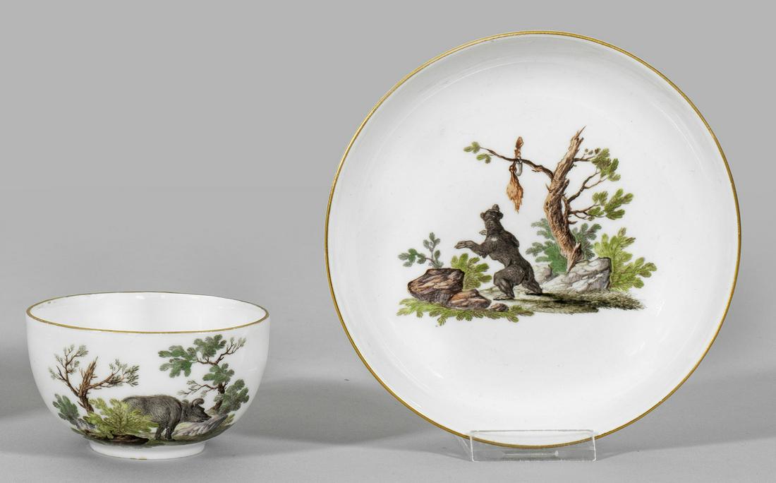 Jagdliche Tasse mit Bärenmotiv (1 of 1)