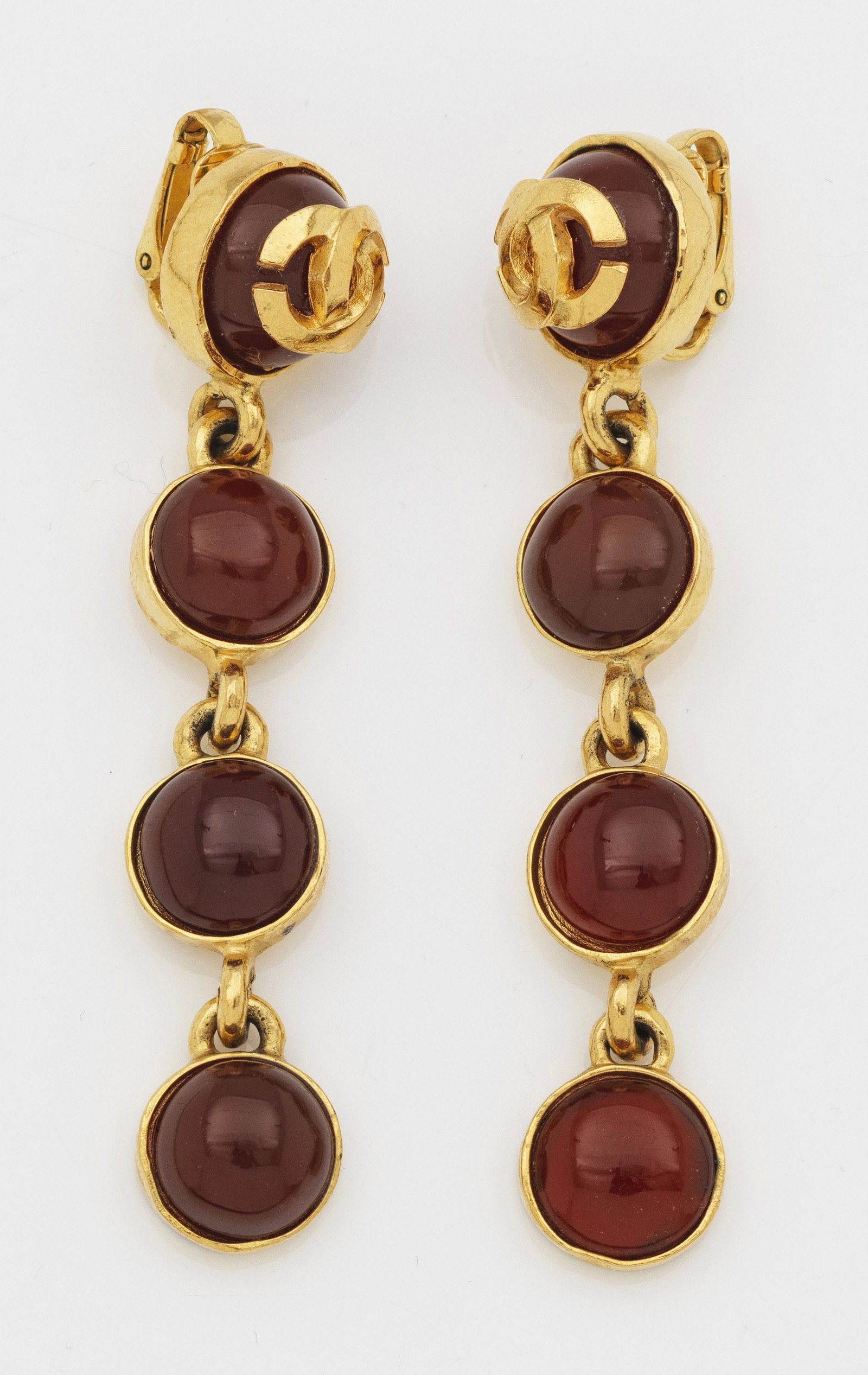 Paar Vintage Chanel-Ohrgehänge von 1995 (1 of 1)
