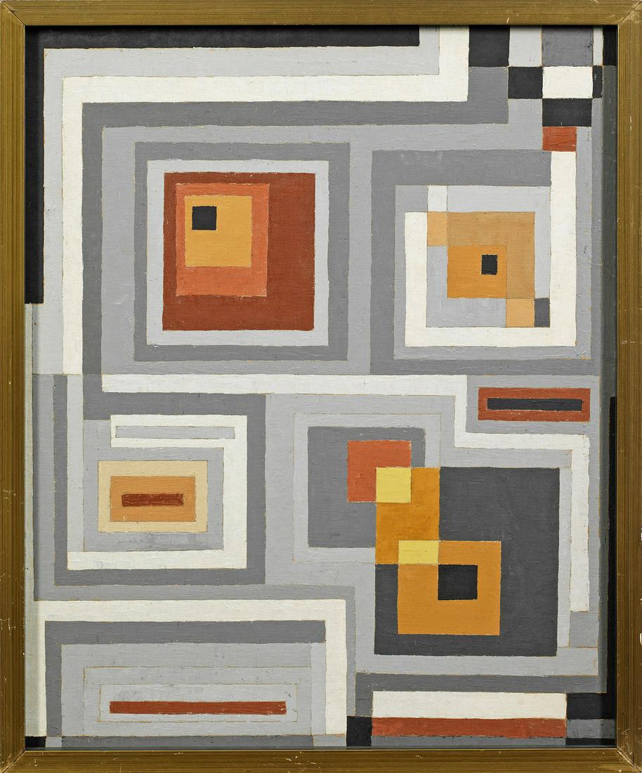 Thilo Maatsch: (1900 Braunschweig - 1983 Königslutter) Abstrakte Formen Maatsch war in den 1920er Jahren ein Wegbereiter der modernen Malerei in Braunschweig. In der von ihm mitgegründeten "Gesellschaft f&