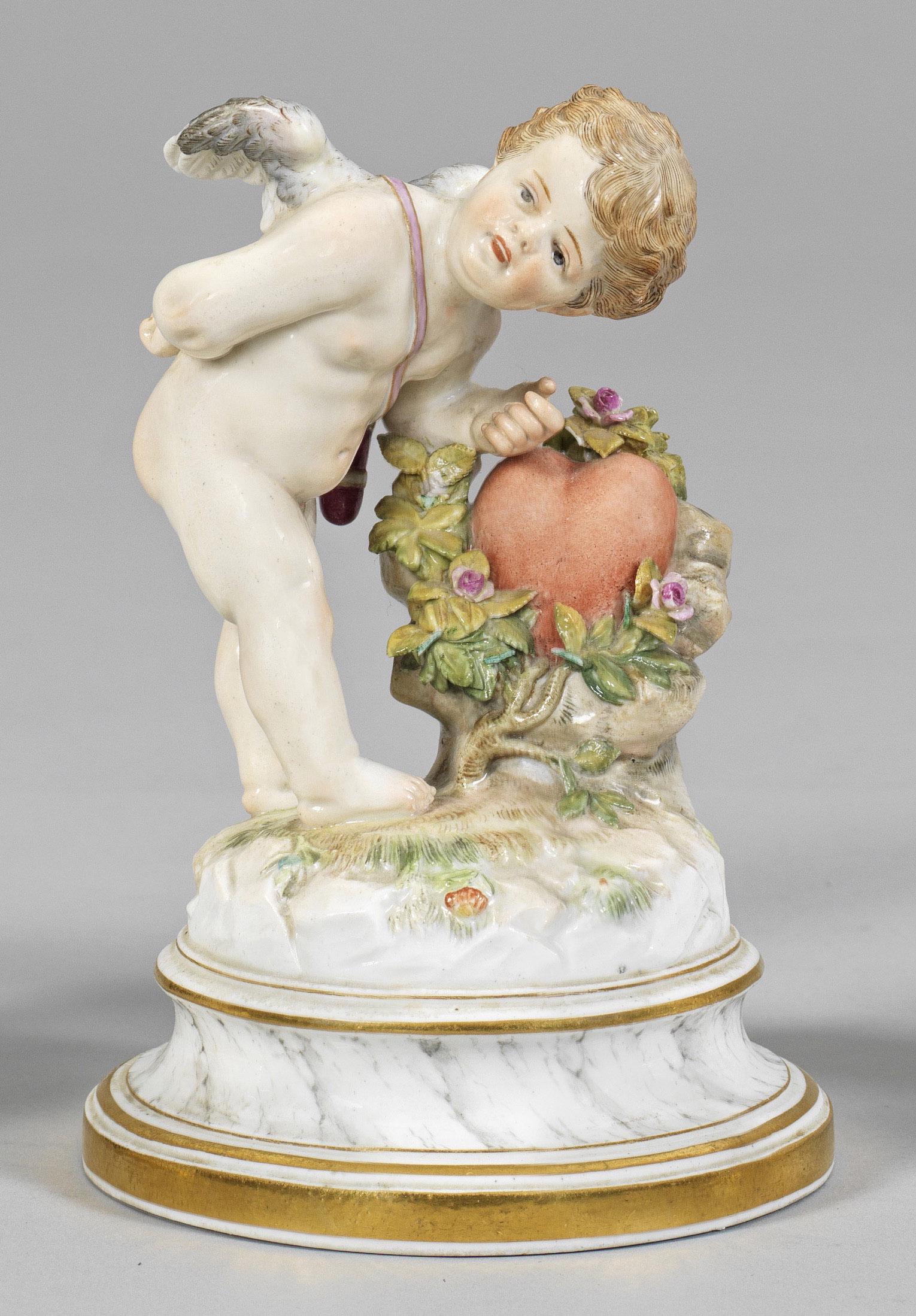 Amor an ein Herz klopfend (1 of 1)