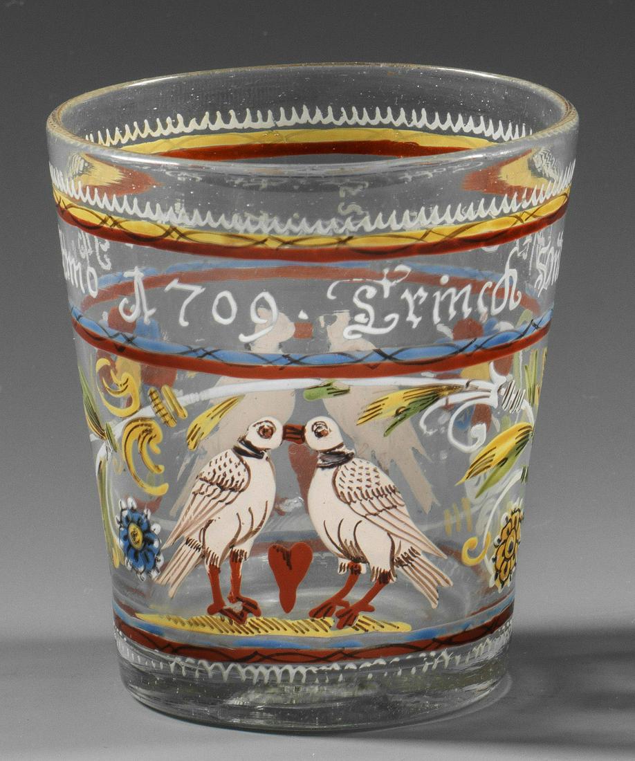 Barock-Hochzeitsbecher mit Emailmalerei (1 of 1)