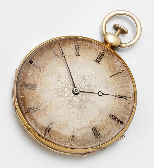 Lepine-Taschenuhr mit Viertelstundenrepetition (1 of 1)