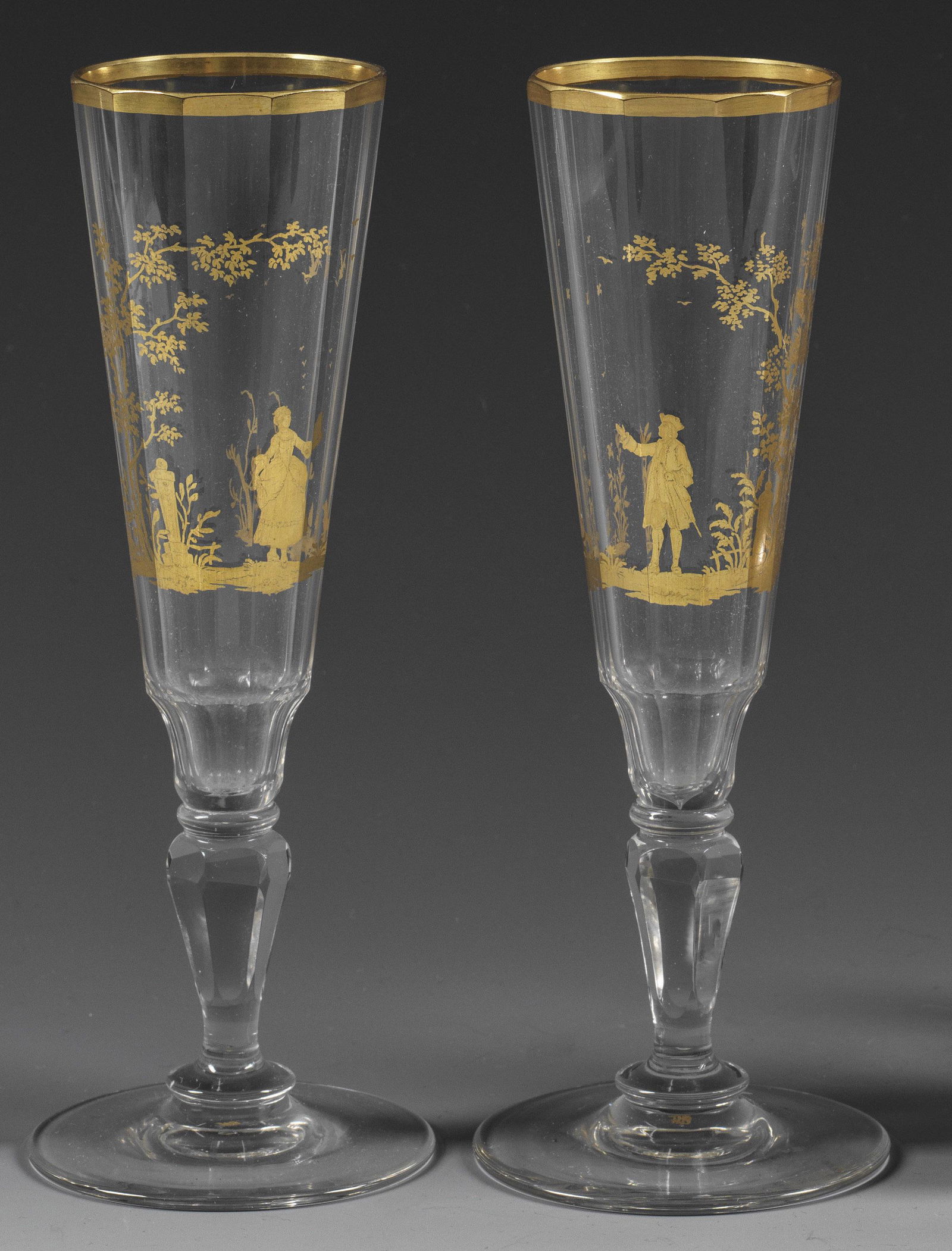 Paar SektflÃ¶ten von Lobmeyr (1 of 1)