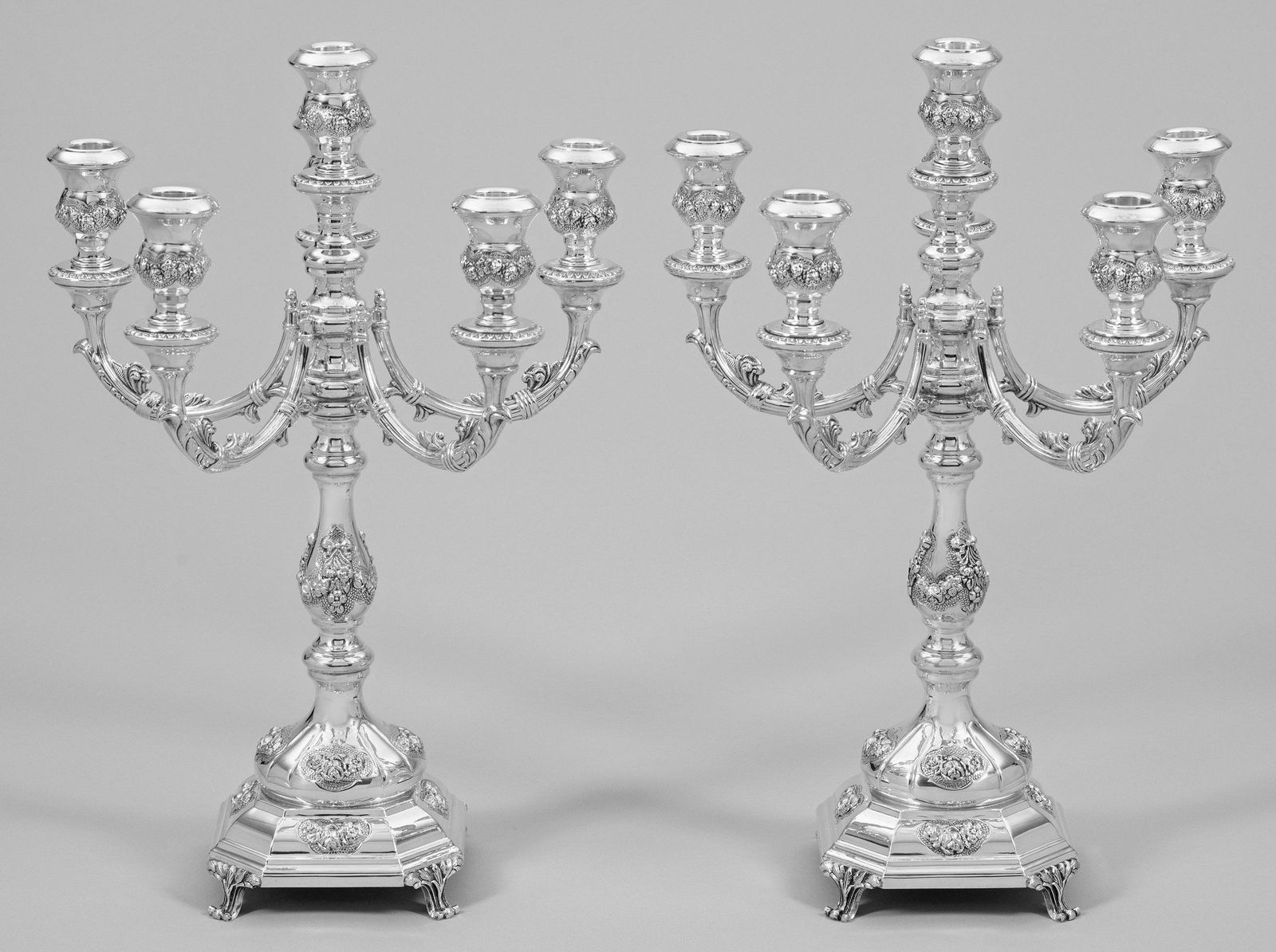 Paar Prunkgirandolen im Barockstil (1 of 1)