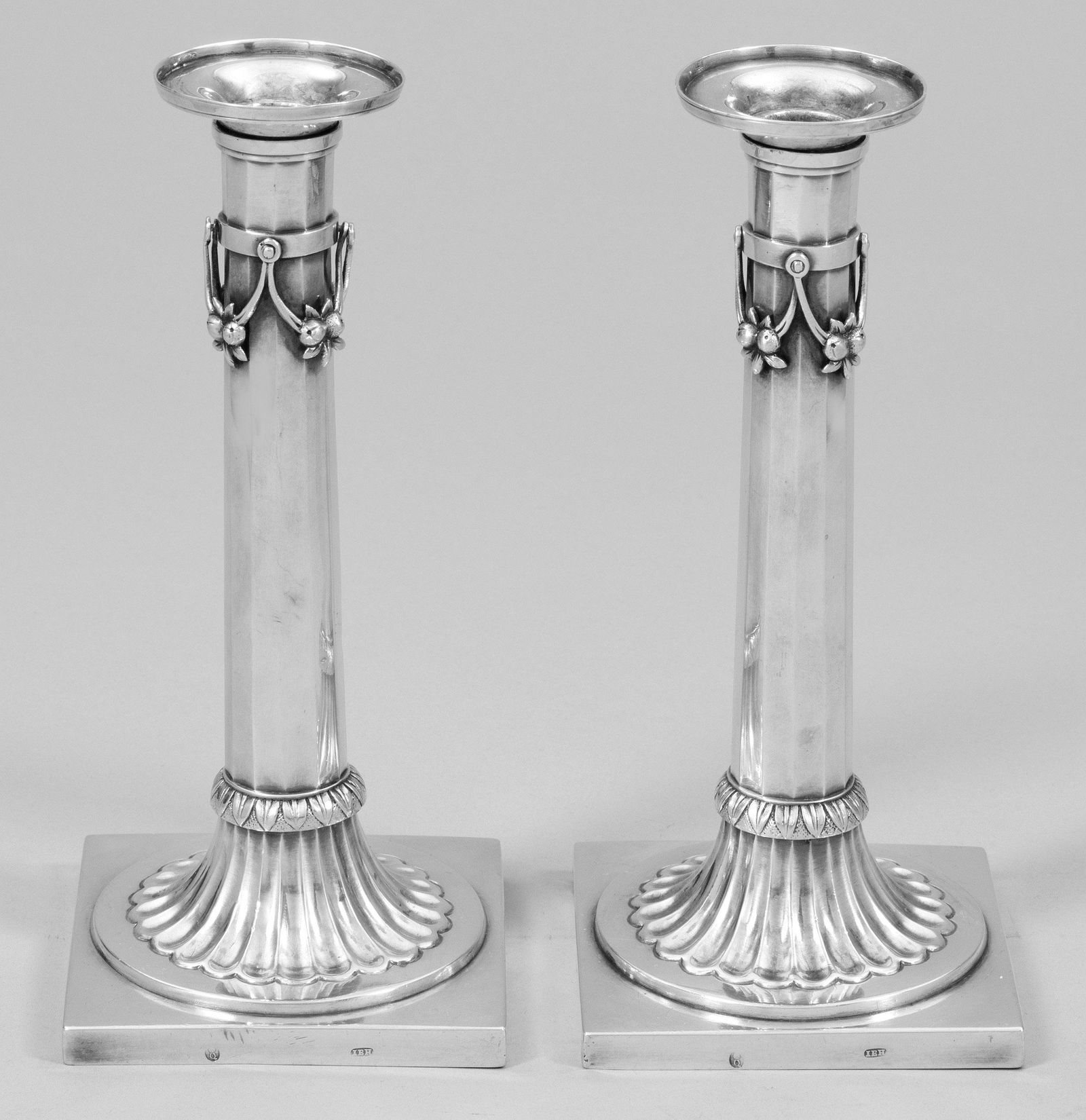 Paar Empire-Tafelleuchter (1 of 1)