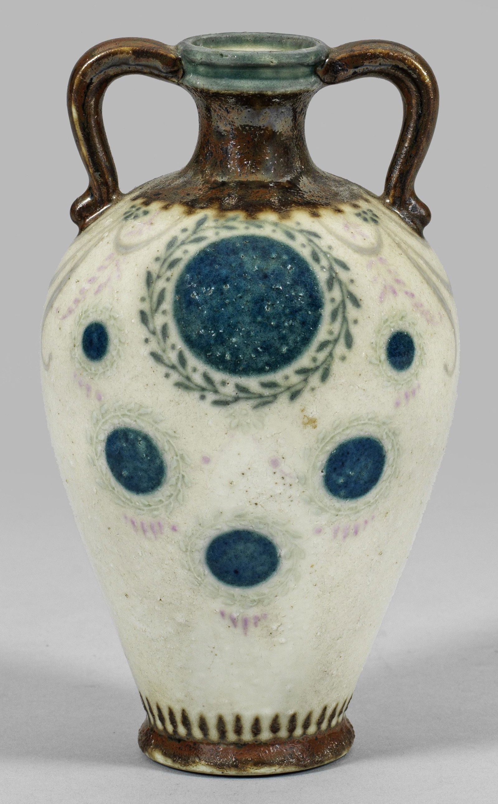 Jugendstil Doppelhenkel-Vase von Albert Dammouse (1 of 1)