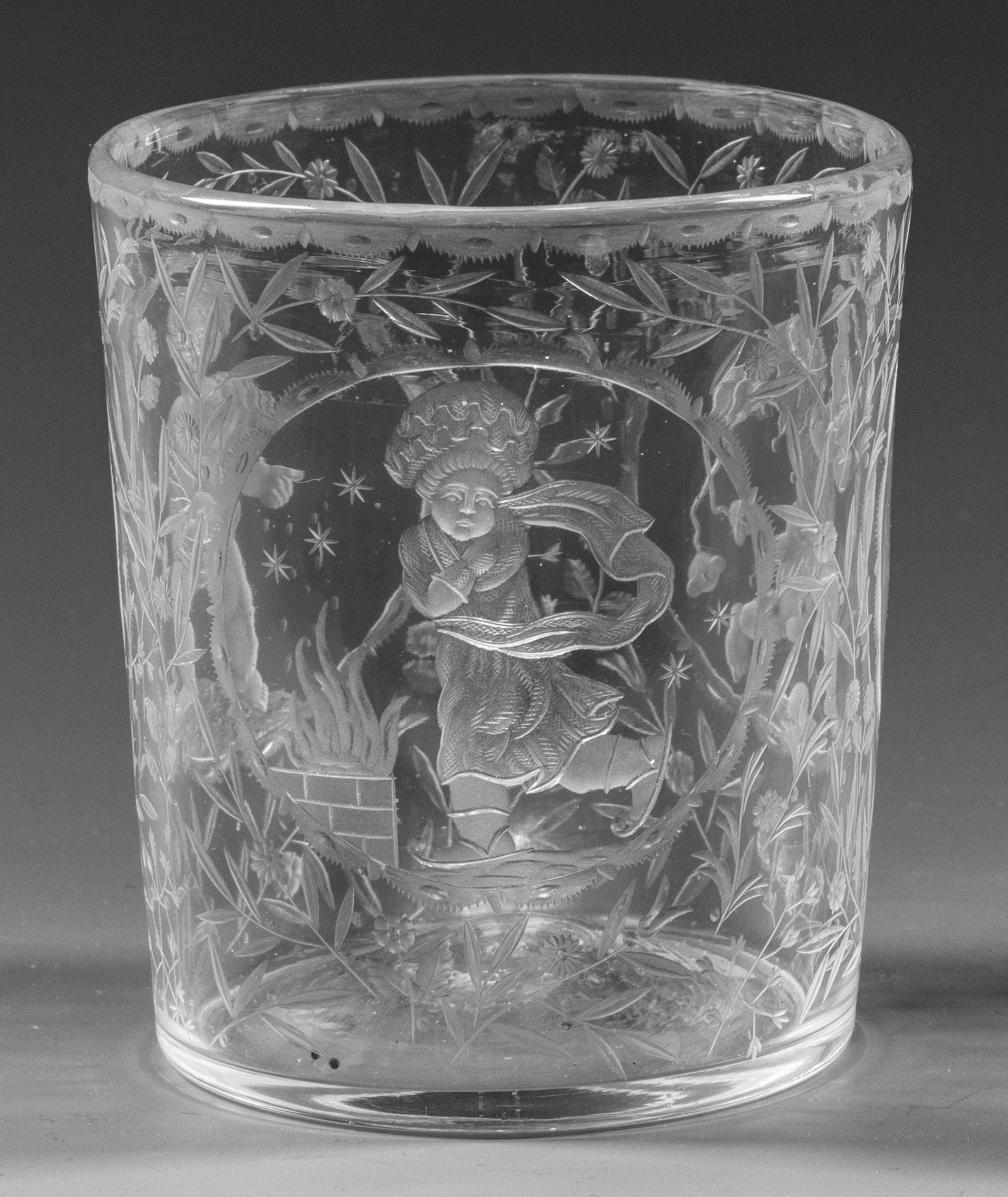 Seltener Jahreszeitenbecher "Winter" von Michael Powolny (1 of 1)