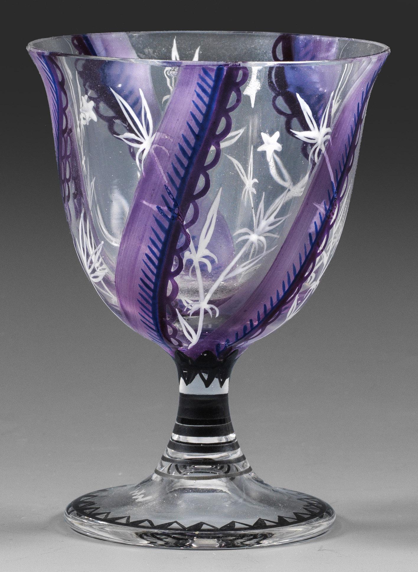 Kleines Pokal-Kelchglas der Wiener WerkstÃ¤tte (1 of 1)