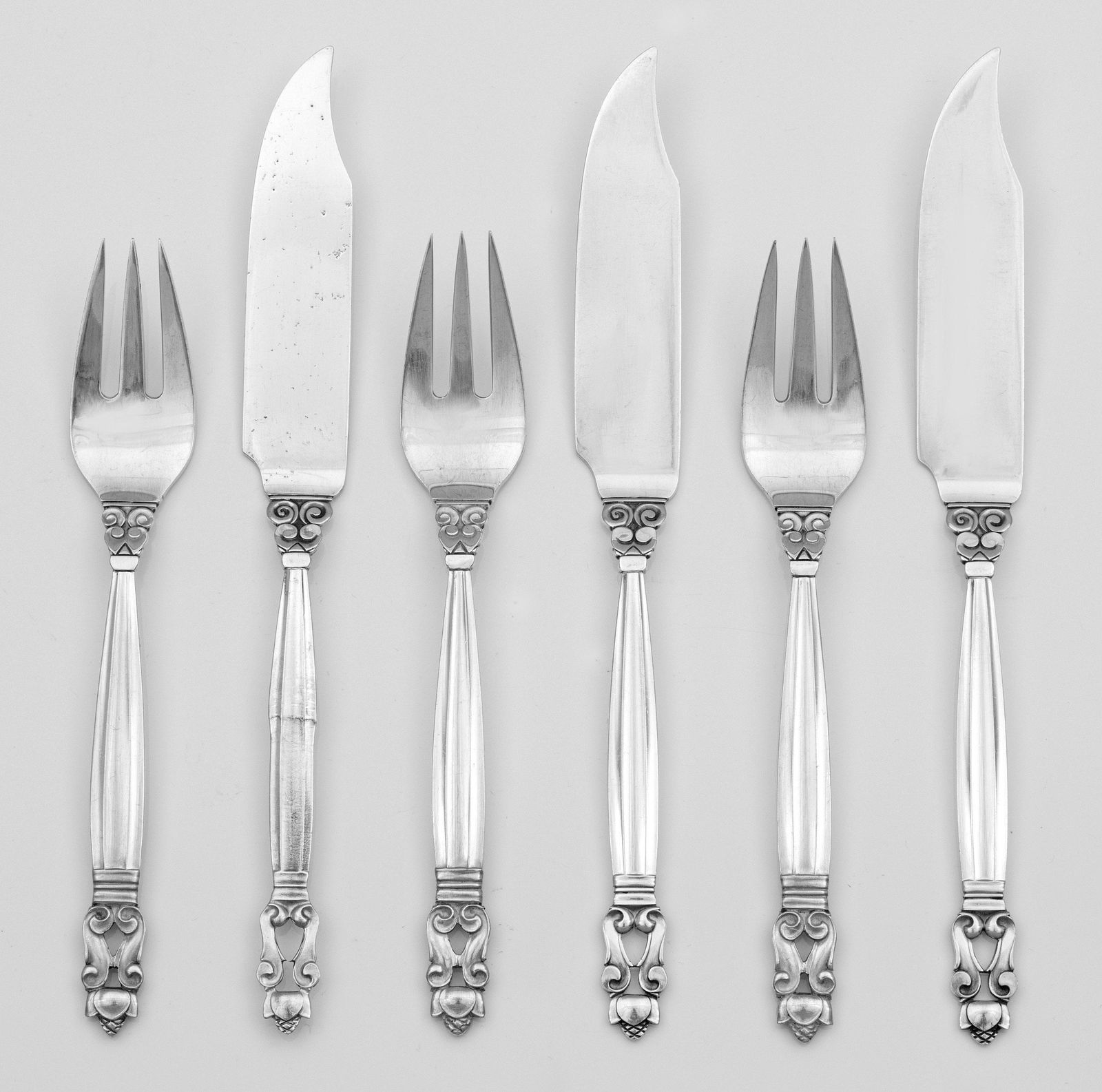 Fischbesteck "Acorn" fÃ¼r sechs Personen (1 of 1)