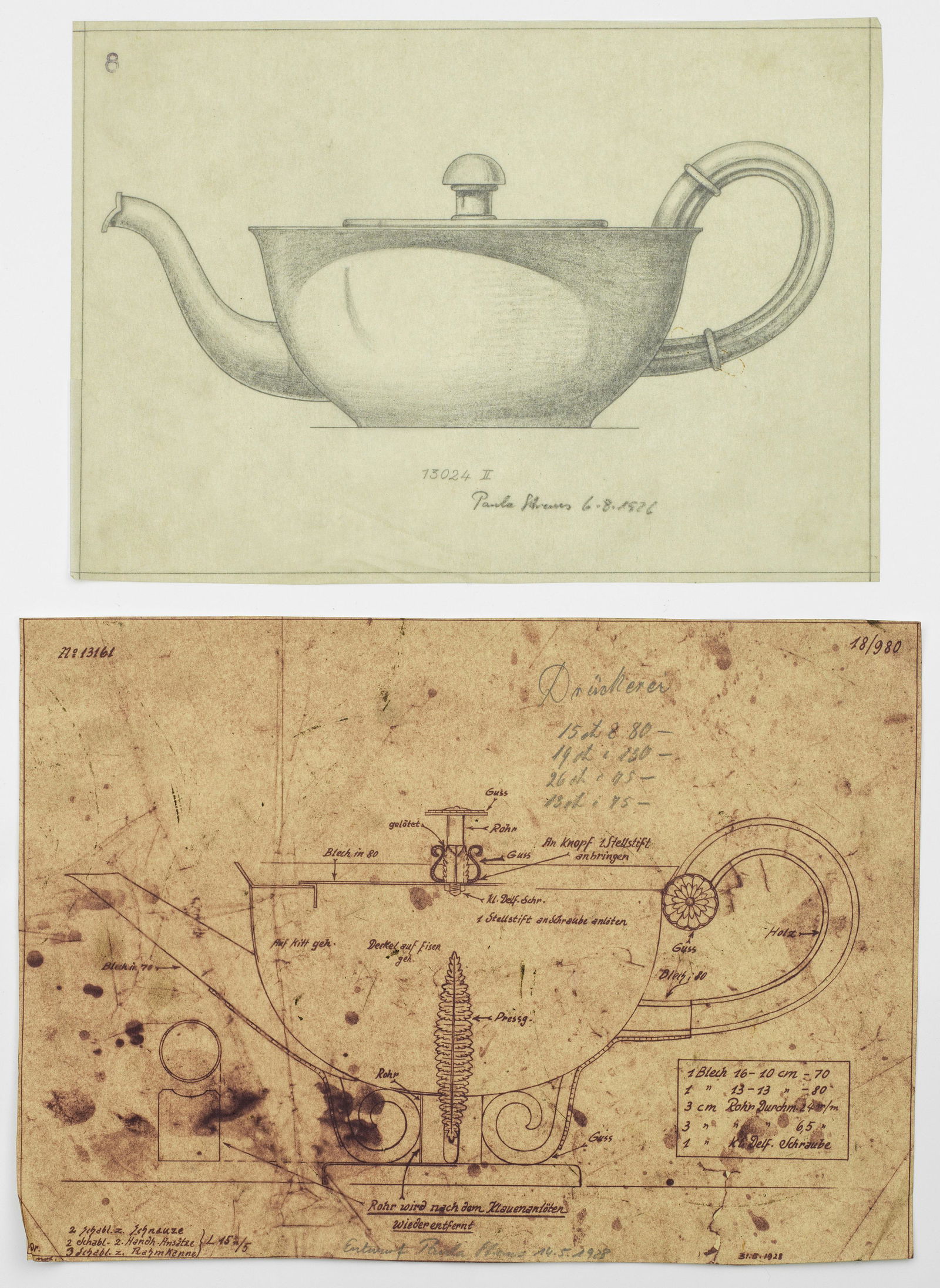 Entwurfszeichnungen von Paula Straus (1 of 1)