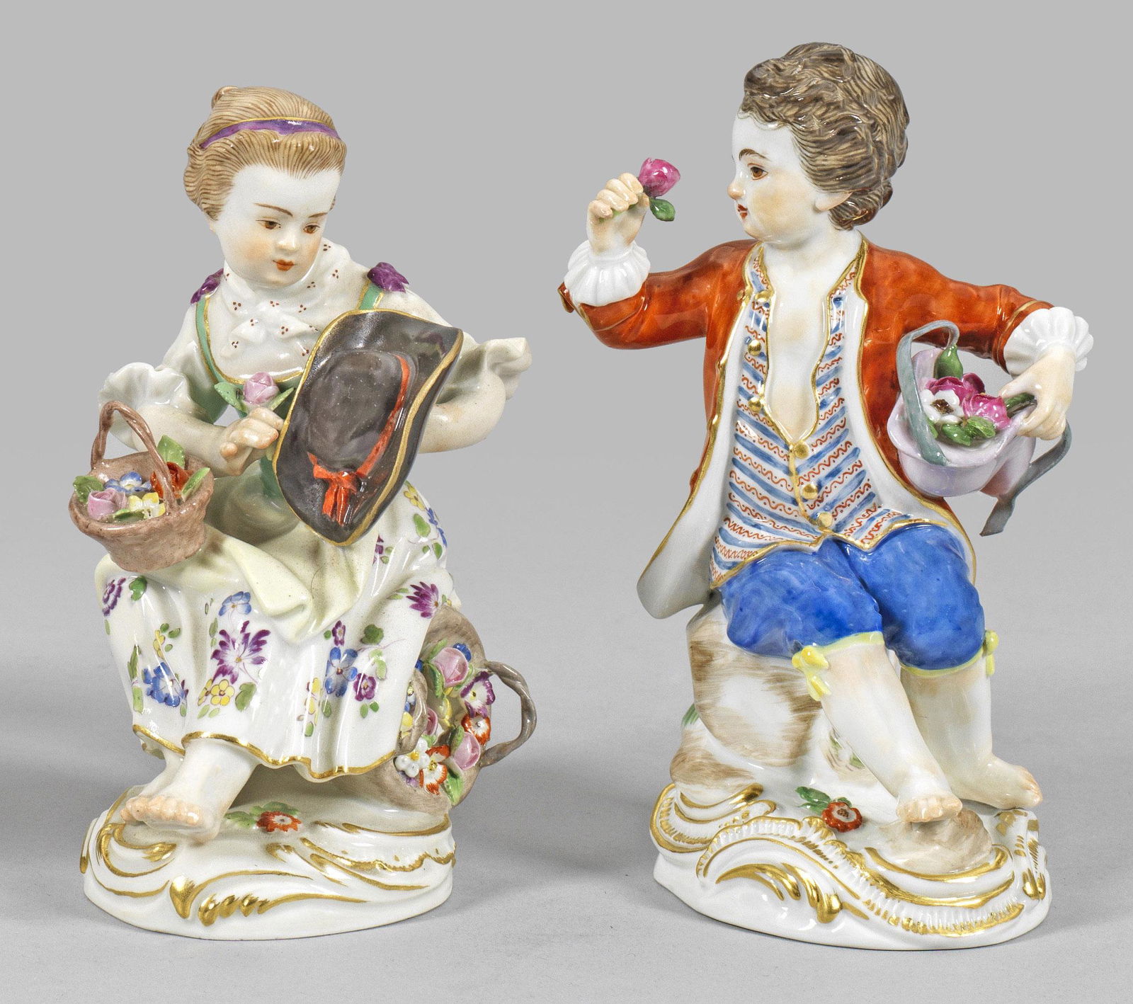 Paar GÃ¤rtnerkinder als GegenstÃ¼cke (1 of 1)