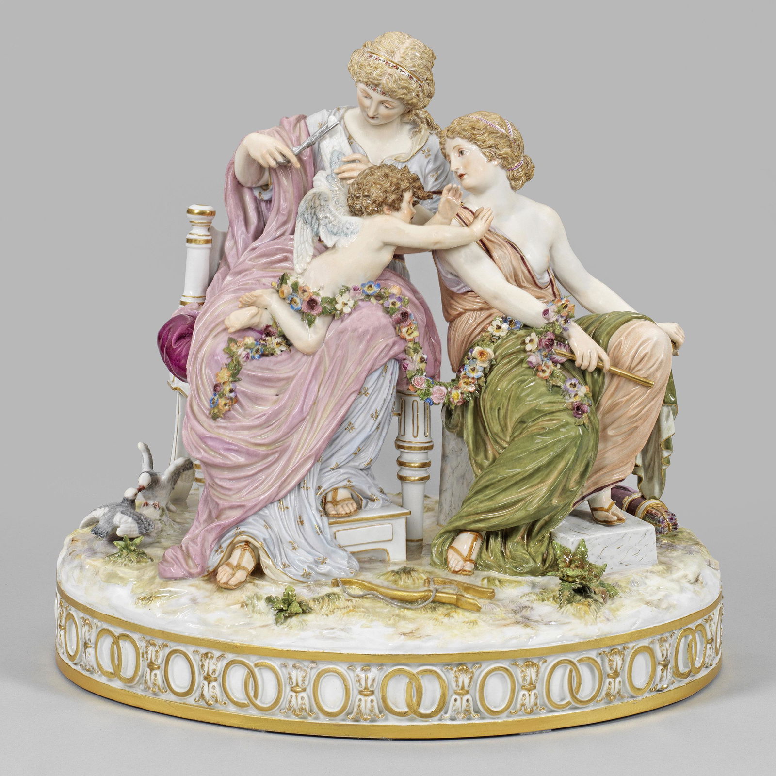 GroÃŸe Figurengruppe "Amor in NÃ¶ten". Originaltitel (1 of 1)