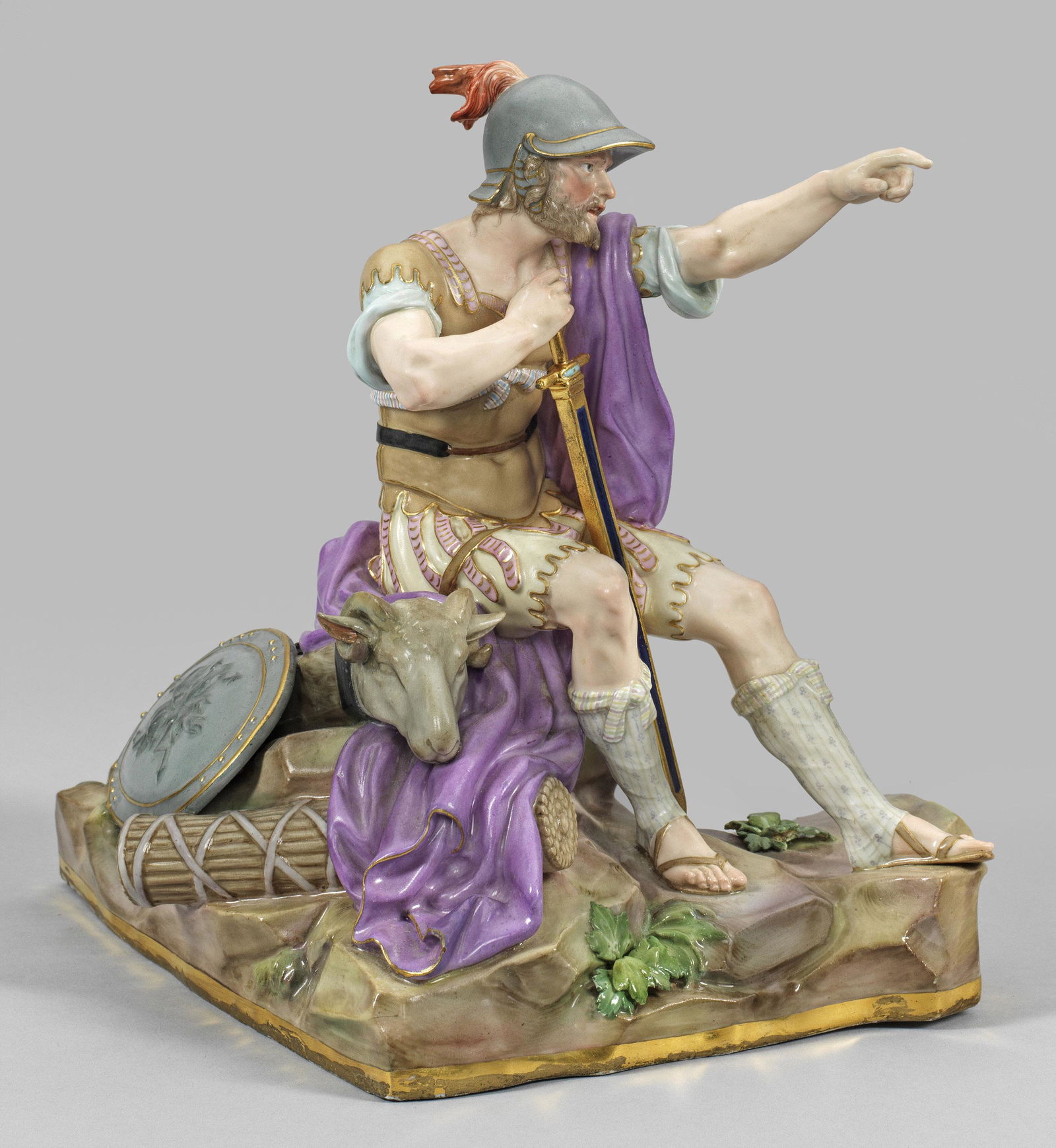 Seltene allegorische Figur "Der Krieg" (1 of 1)