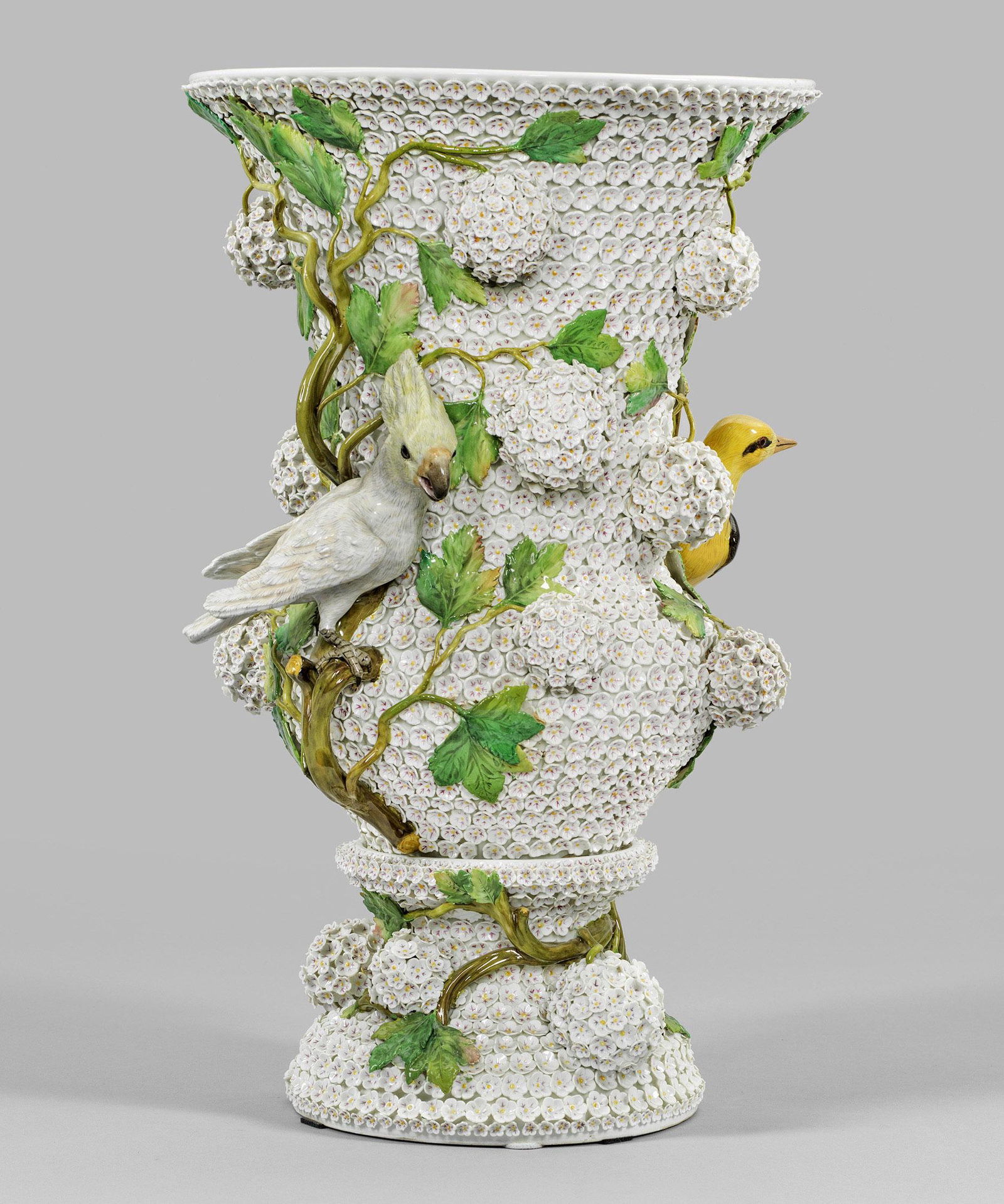 PrÃ¤chtige Ziervase mit Schneeballendekor (1 of 1)