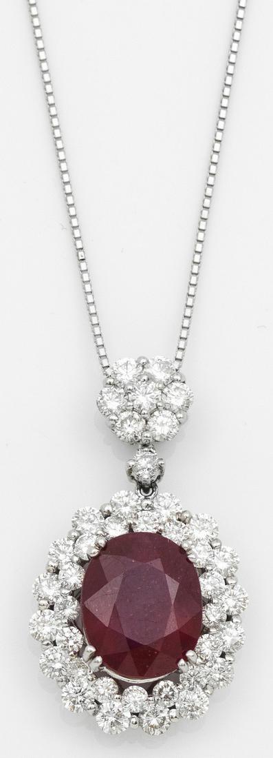 Klassischer Rubin-BrillantanhÃ¤nger (1 of 1)