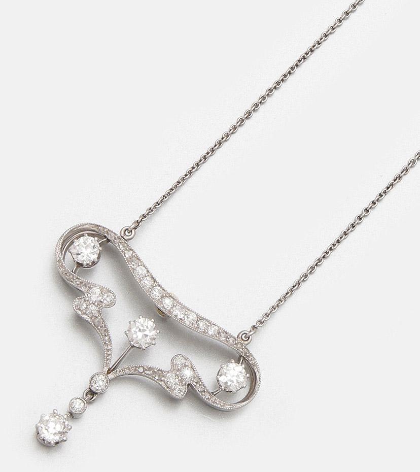 Jugendstil Diamant-Collier (1 of 1)