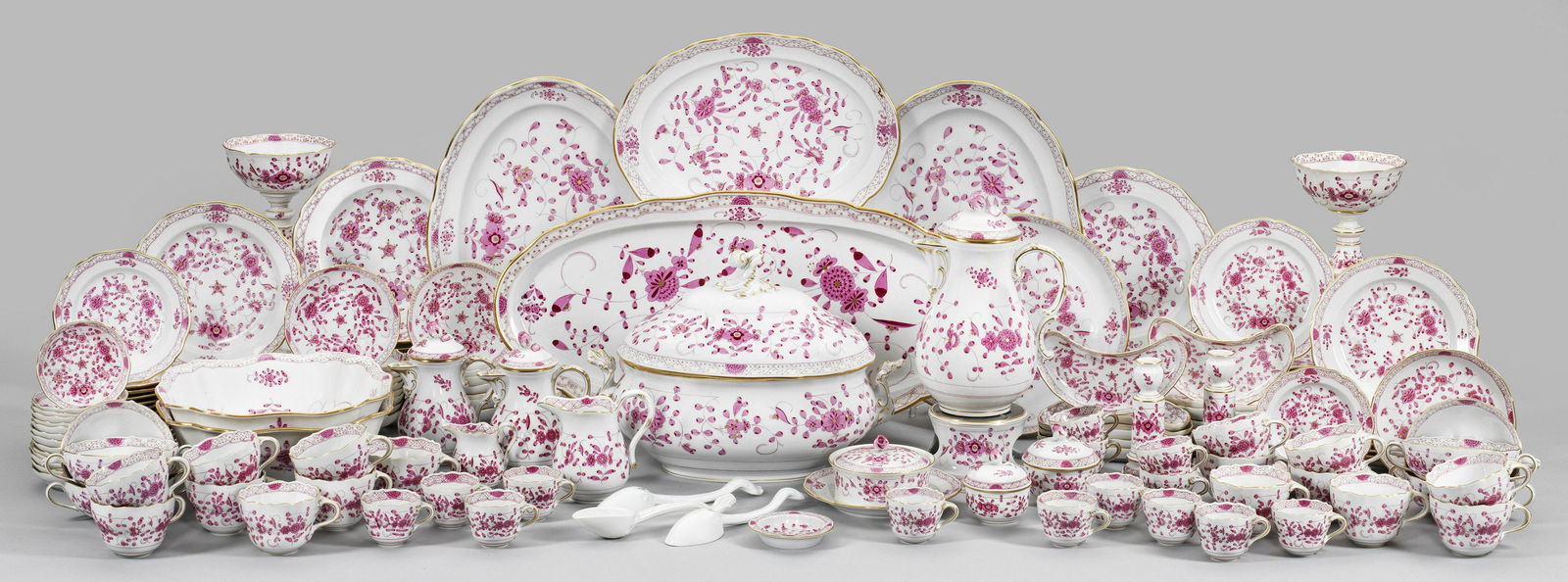 Kaffee- und Speiseservice mit Dekor "Indisch-Purpur" (1 of 1)