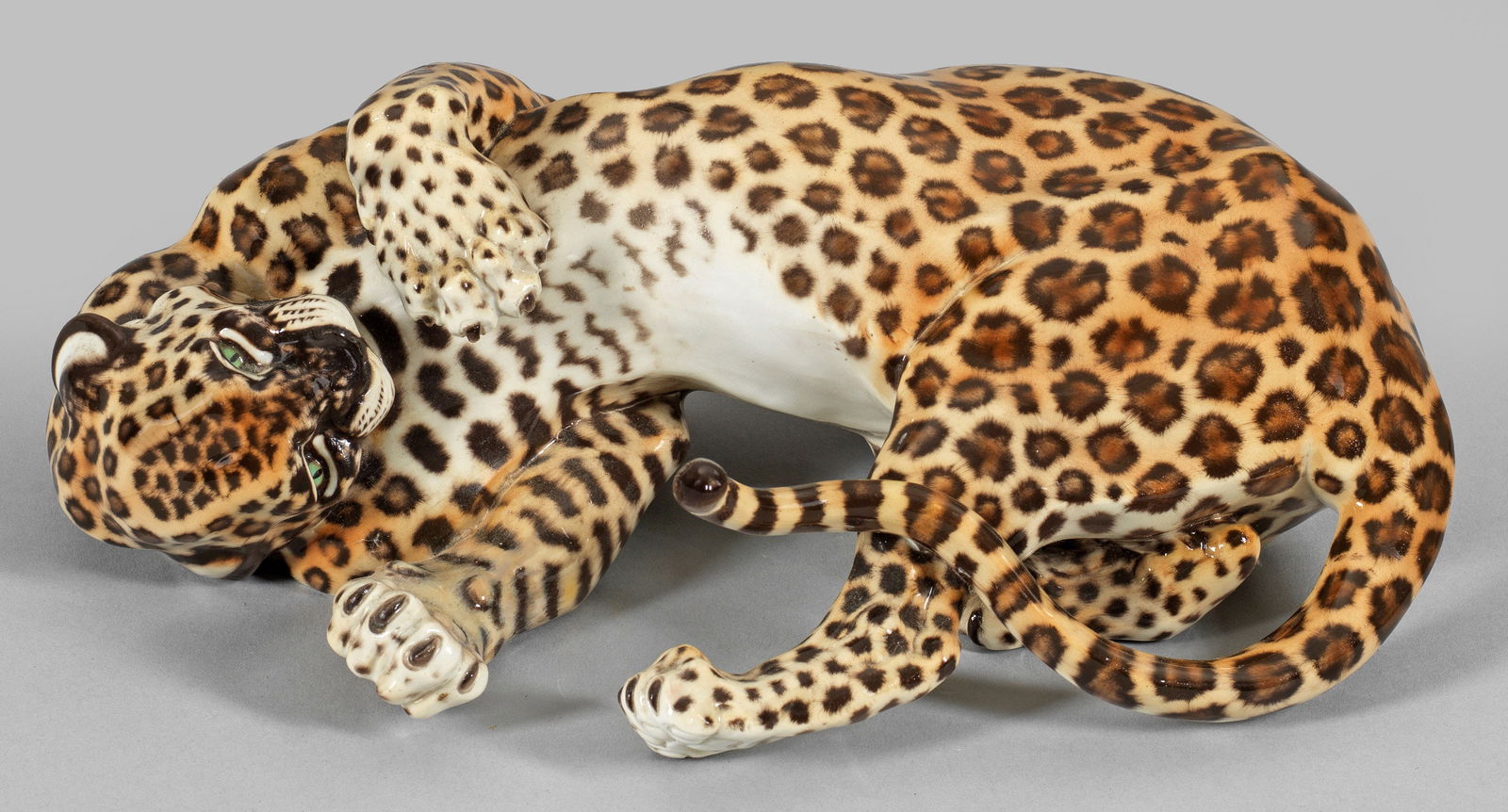 Jugendstil-Tierfigur "Leopard" (1 of 1)