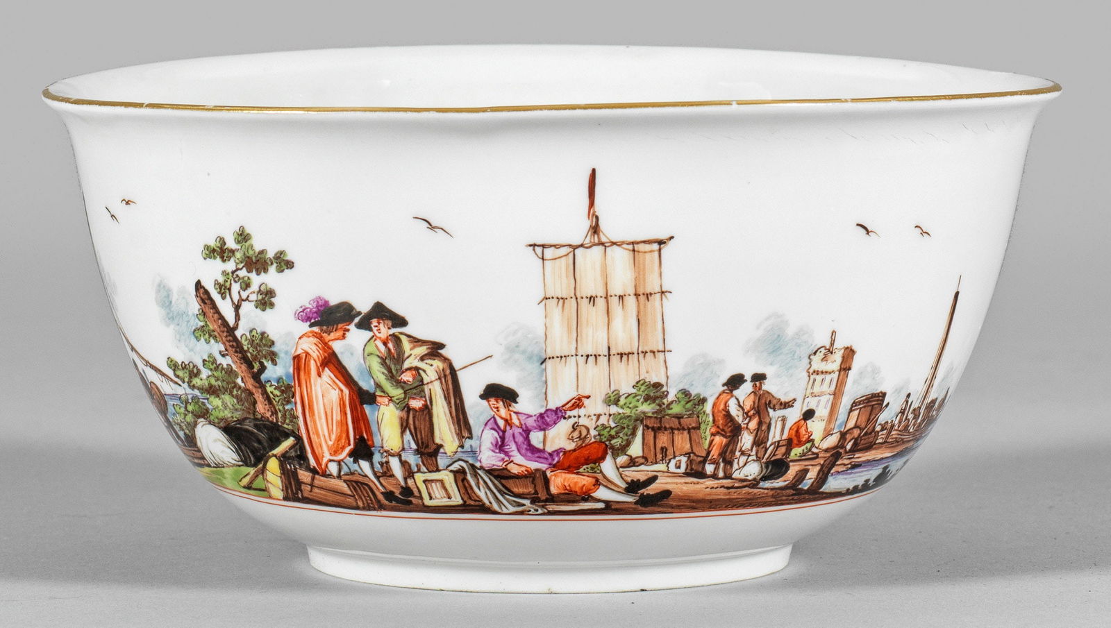 Zierkumme mit Kauffahrtei-Dekor (1 of 1)