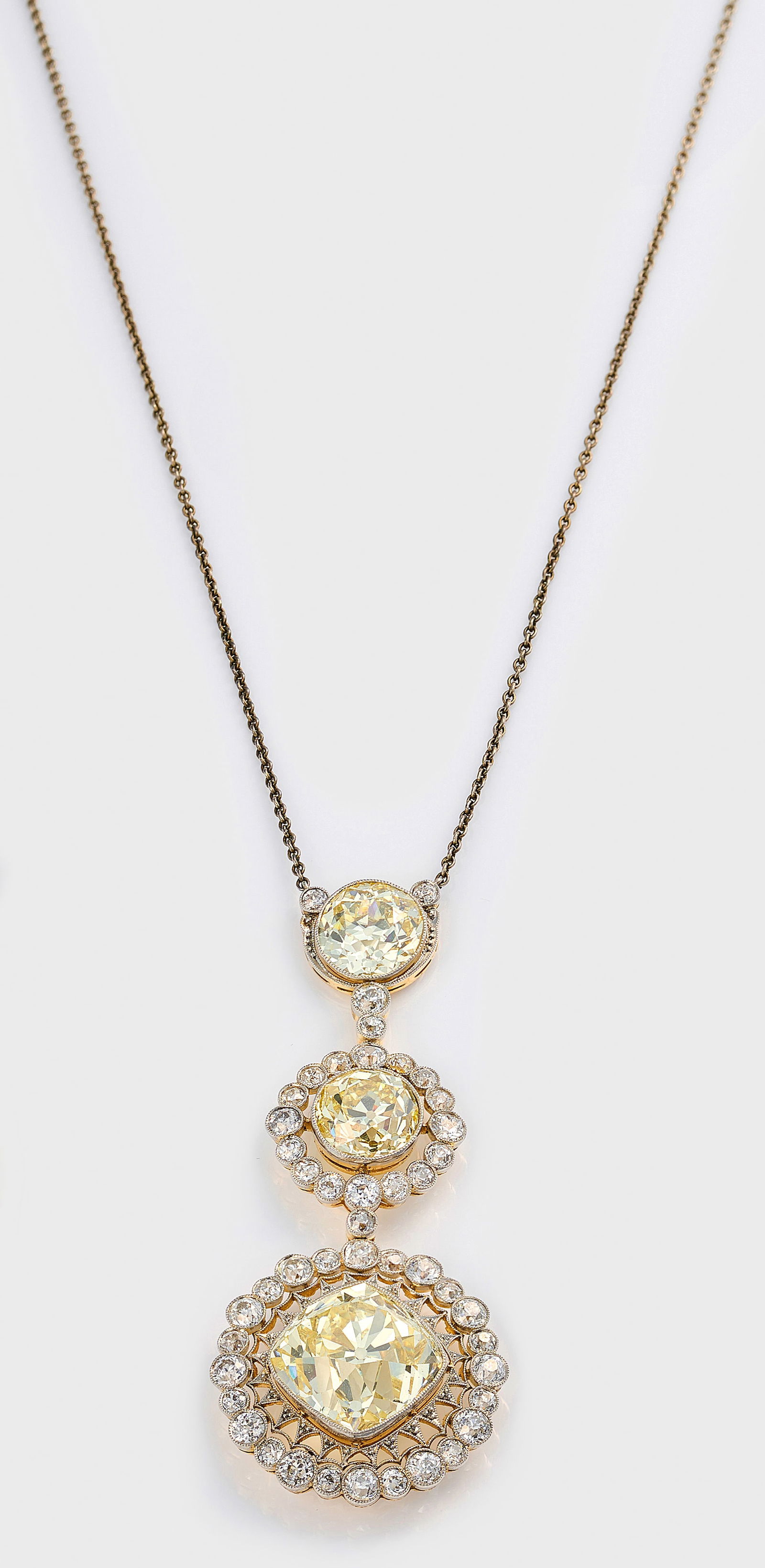 Prachtvolles Belle Epoque Diamant-Collier (1 of 1)