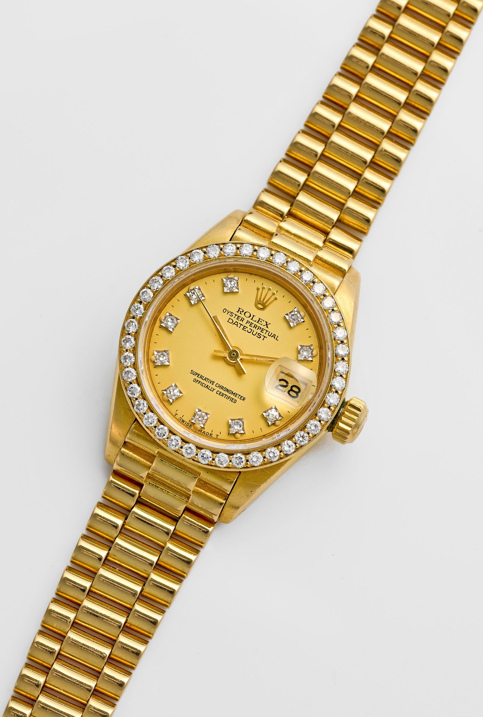 Damenarmbanduhr von Rolex-"Datejust" aus den 1980er Jahren (1 of 1)